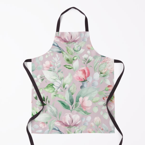 Item preview, Soft Watercolor Botanical Pattern with Pastel Flowers and Greenery designed and sold by AlexeyevZurga.