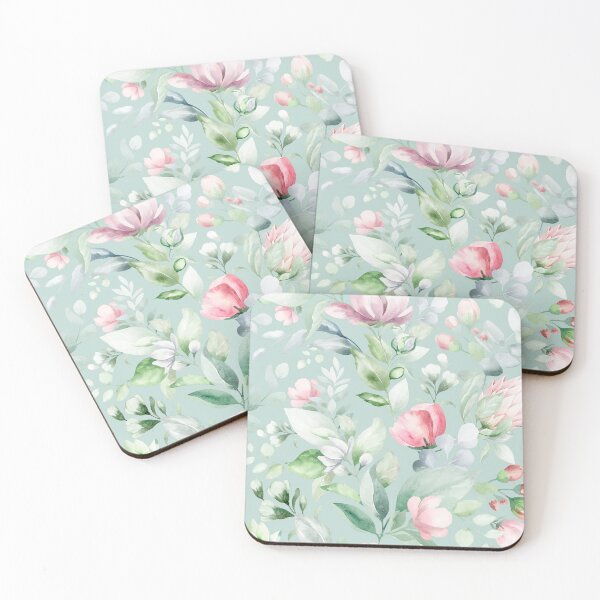 Item preview, Elegant Pastel Watercolor Floral Pattern for Home Decor & Fabric Design designed and sold by AlexeyevZurga.