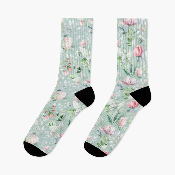 Item preview, Elegant Pastel Watercolor Floral Pattern for Home Decor & Fabric Design designed and sold by AlexeyevZurga.