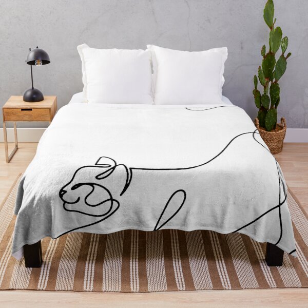 Item preview, Minimalist One Line Cat – Continuous Line Drawing Art designed and sold by andry01.