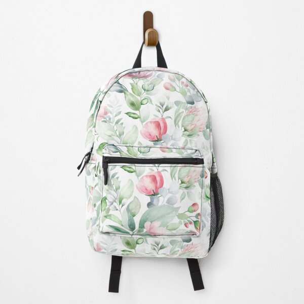 Item preview, Elegant Watercolor Floral Pattern with Soft Pastel Blooms and Green Leaves designed and sold by AlexeyevZurga.