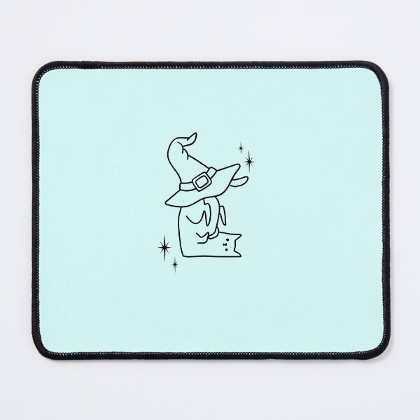 Item preview, Halloween Witchy Cat with a Witch Hat on its Bum Cute Spooky Season Design designed and sold by Randomchananigans.