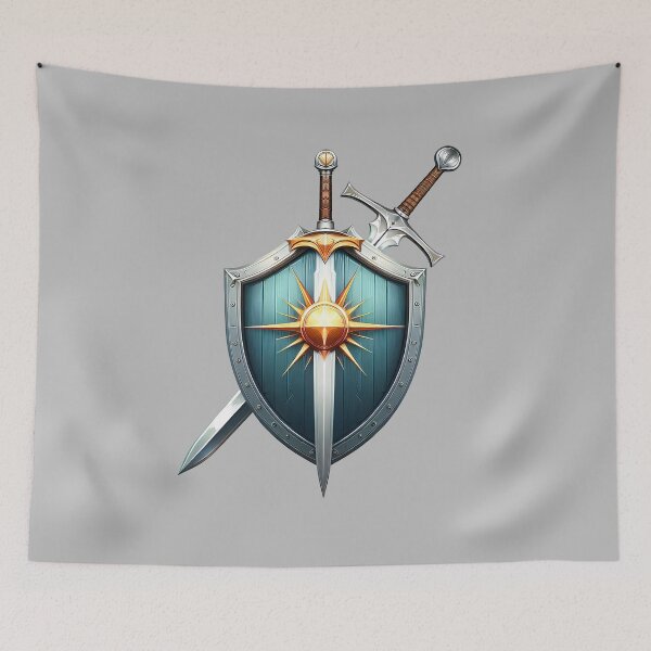Item preview, Sword and shield designed and sold by maistendencias.