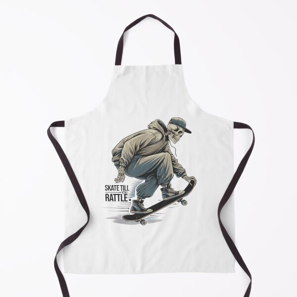 Item preview, Skate Till You Rattle - Skeleton Skateboarder in Cap designed and sold by PhilllandArt.