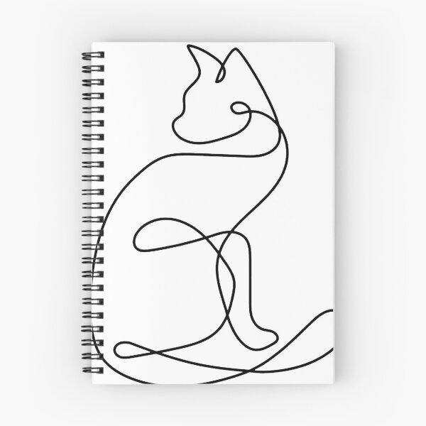 Item preview, Minimalist One Line Cat – Continuous Line Drawing Art designed and sold by andry01.