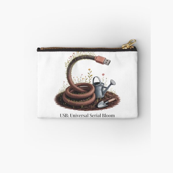 Item preview, Universal Serial Bloom – USB Garden Cable Illustration designed and sold by teevoxx.