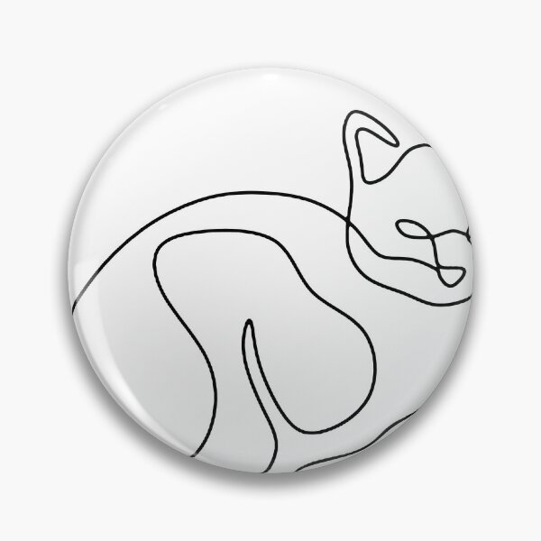 Item preview, Minimalist One Line Cat – Continuous Line Drawing Art designed and sold by andry01.