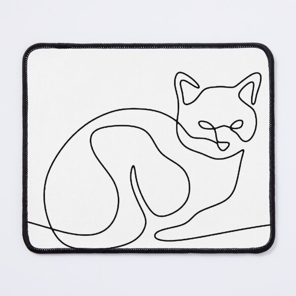 Item preview, Minimalist One Line Cat – Continuous Line Drawing Art designed and sold by andry01.