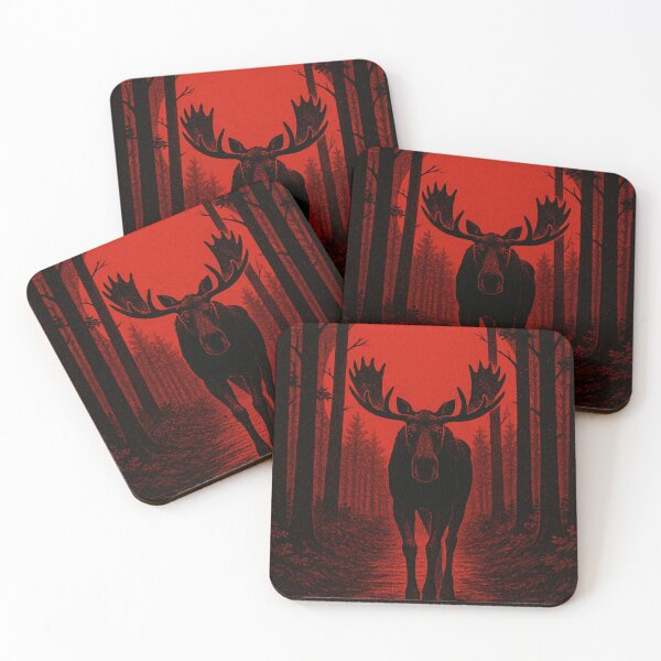 Item preview, Moose in the Dark Forest designed and sold by MK-WOOD.