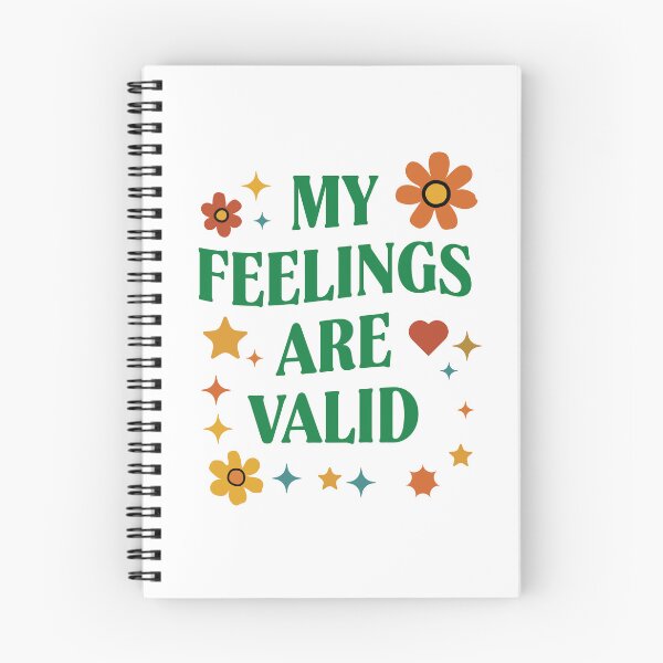 Item preview, "My Feelings Are Valid" Retro Affirmation T-Shirt  Affirm your emotions with this stylish and meaningful "My Feelings Are Valid designed and sold by Koony House and Field.