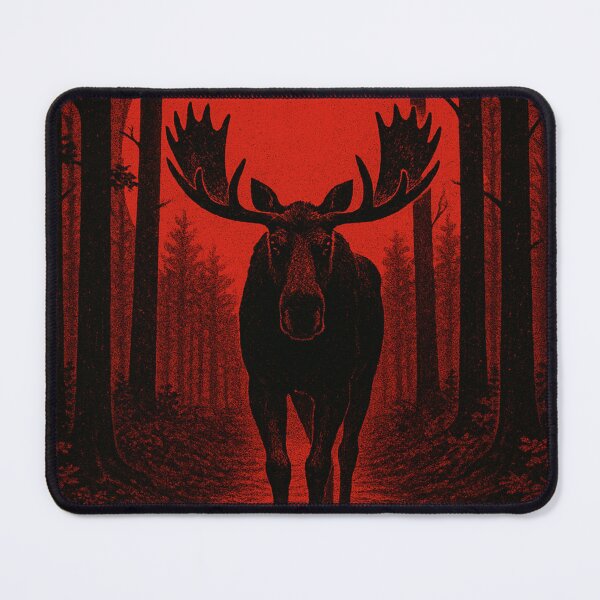 Item preview, Moose in the Dark Forest designed and sold by MK-WOOD.
