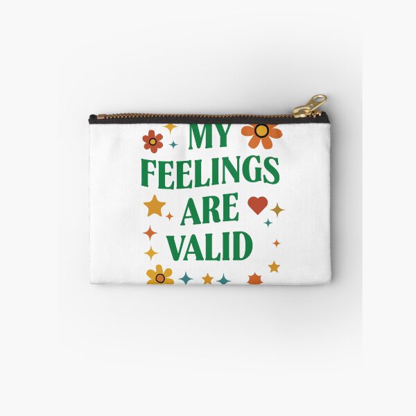 Item preview, "My Feelings Are Valid" Retro Affirmation T-Shirt  Affirm your emotions with this stylish and meaningful "My Feelings Are Valid designed and sold by Koony House and Field.