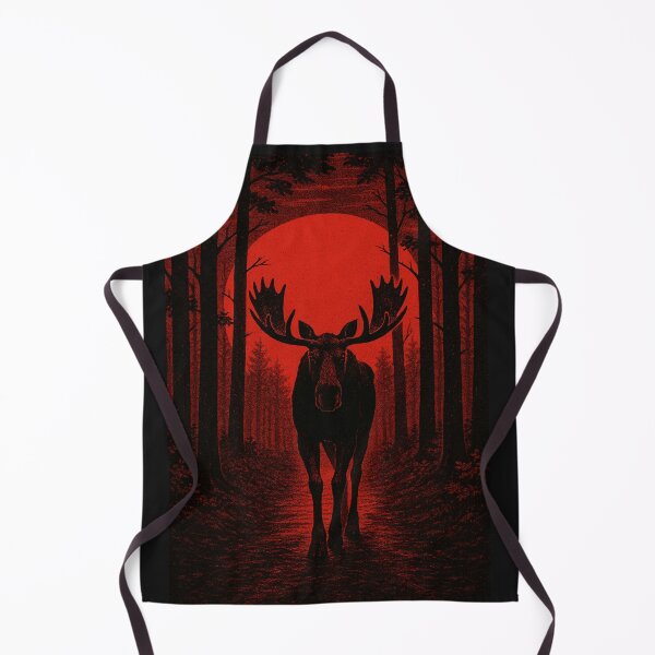 Item preview, Moose in the Dark Forest designed and sold by MK-WOOD.