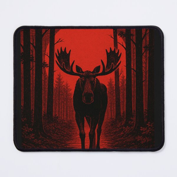 Item preview, Moose in the Dark Forest designed and sold by MK-WOOD.