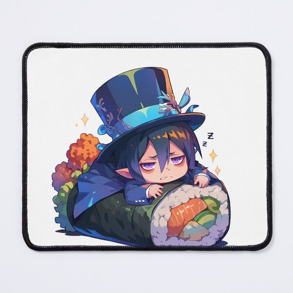 Item preview, Chibi Maki Sushi Mephisto Pheles Blue Exorcist Kawaii designed and sold by CarlosBender.