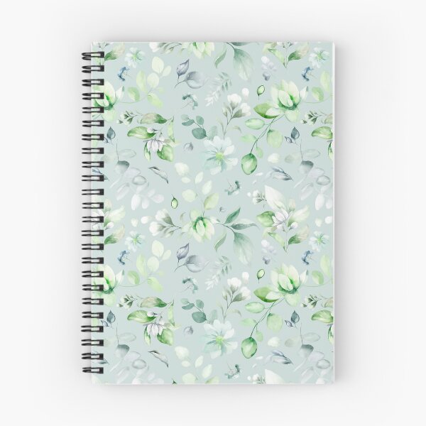 Item preview, Elegant Sage Green Floral Pattern – Watercolor Botanical Seamless Design designed and sold by AlexeyevZurga.