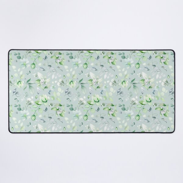Item preview, Elegant Sage Green Floral Pattern – Watercolor Botanical Seamless Design designed and sold by AlexeyevZurga.