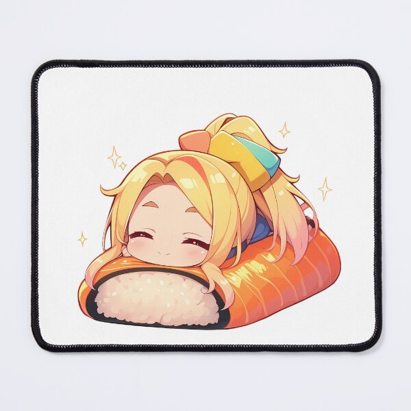 Item preview, Chibi Sushi Nigiri Saki Nikaido Zombieland Saga Kawaii designed and sold by CarlosBender.