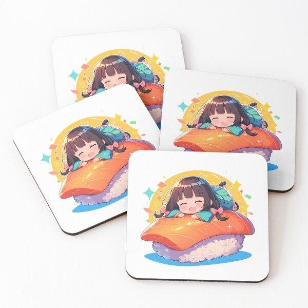 Item preview, Chibi Sushi Nigiri Maika Sakuranomiya Blend S Kawaii designed and sold by CarlosBender.