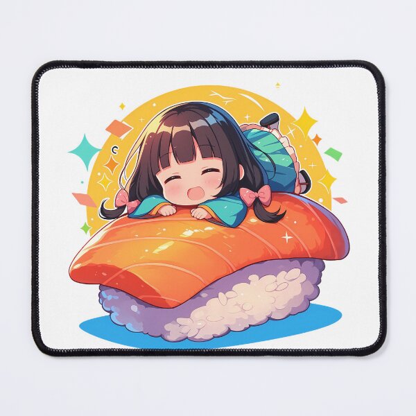 Item preview, Chibi Sushi Nigiri Maika Sakuranomiya Blend S Kawaii designed and sold by CarlosBender.