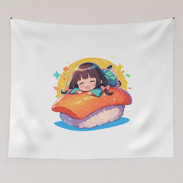 Item preview, Chibi Sushi Nigiri Maika Sakuranomiya Blend S Kawaii designed and sold by CarlosBender.