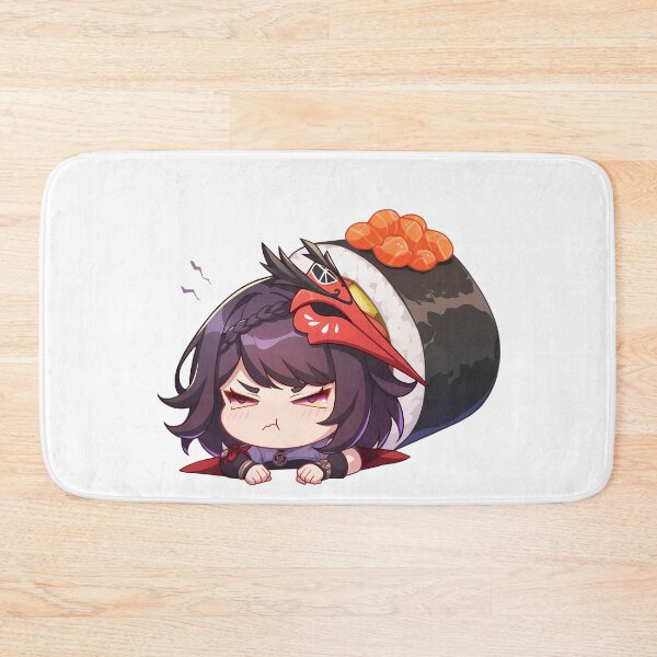 Item preview, Chibi Sushi Gunkan Kujou Sara Genshin Impact Kawaii designed and sold by CarlosBender.