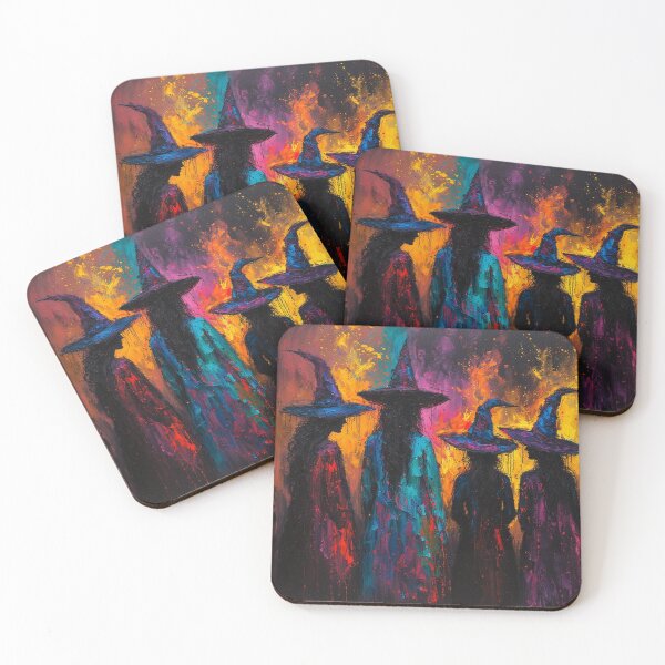Item preview, Dark Colorful Witch Art designed and sold by TheDarkWardrobe.