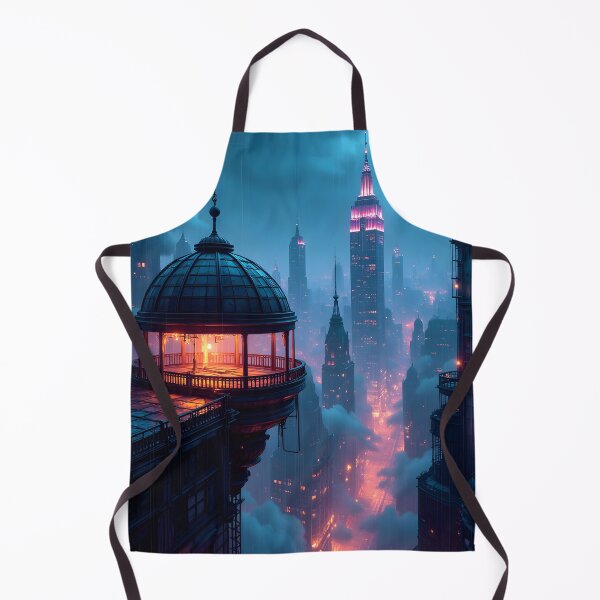 Item preview, Neon Twilight Over the Futuristic Metropolis designed and sold by oanaunciuleanu.
