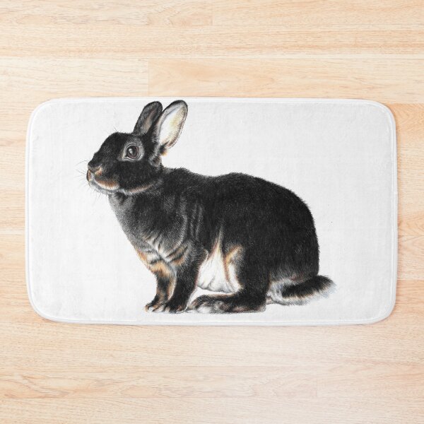 Item preview, Black Otter Rex Rabbit designed and sold by CozyRainRabbit.