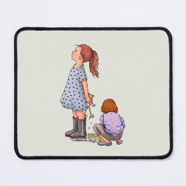 Item preview, Frog Catchers, Two Red Headed Little Girls, Childhood designed and sold by JoyfulWhimsy.