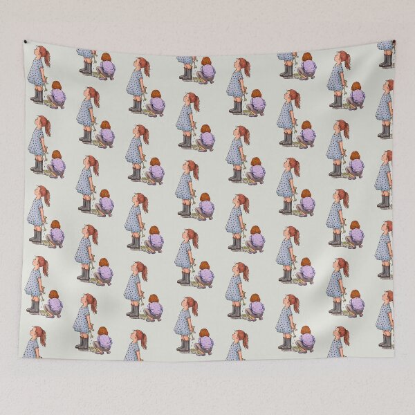 Item preview, Frog Catchers, Two Red Headed Little Girls, Childhood designed and sold by JoyfulWhimsy.
