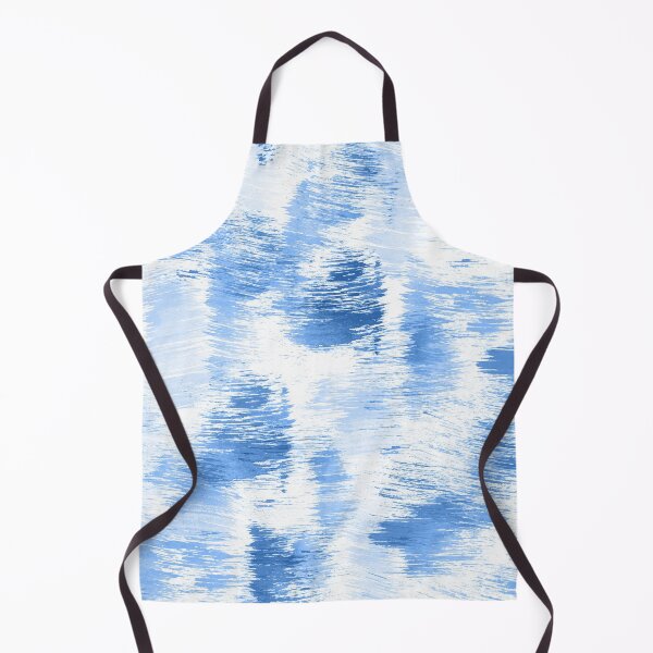 Item preview, Cornflower Blue Breezy Summer Watercolor Brush Strokes | Pattern designed and sold by Menega Sabidussi.