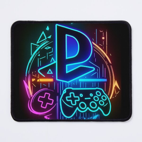Item preview, Play station Neon gaming icon designed and sold by Ritik11.