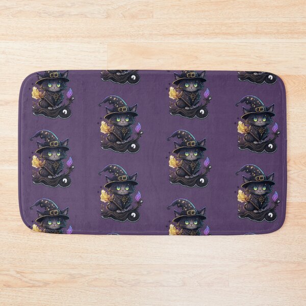 Item preview, Black Cat WIZARD designed and sold by CleverCulture.