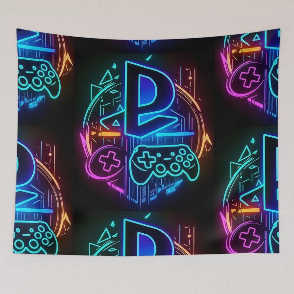 Item preview, Play station Neon gaming icon designed and sold by Ritik11.