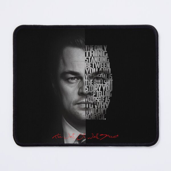 Item preview, The Wolf of Wall Street – Monochrome Portrait Movie Poster designed and sold by Enea Kelo.