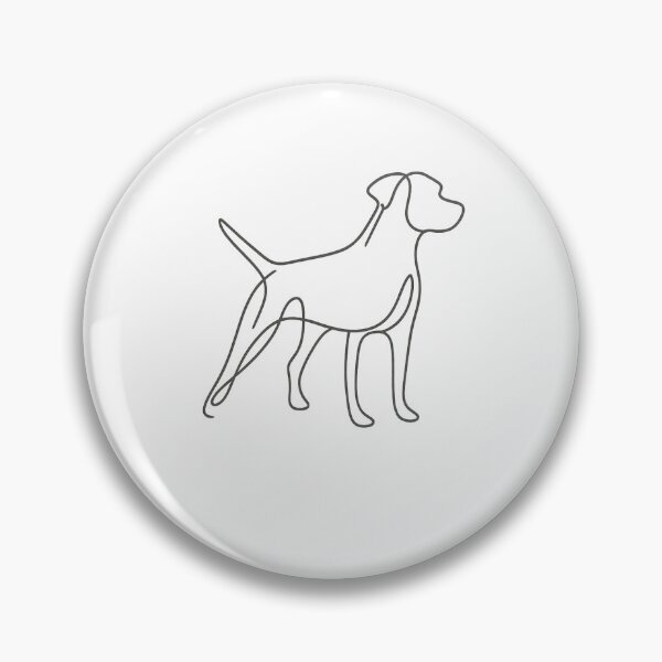 Item preview, One-lined drawing of my dog Pancho designed and sold by AGFleming.
