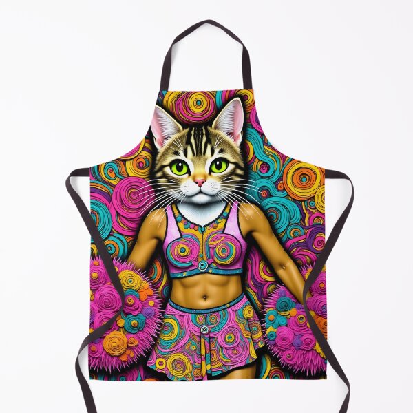 Item preview, Silly Cheerleader Kitty designed and sold by Midlifeartist.