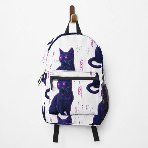 Item preview, Cyberpunk Neon Cat – Futuristic Sci-Fi Feline Illustration designed and sold by storeAC.
