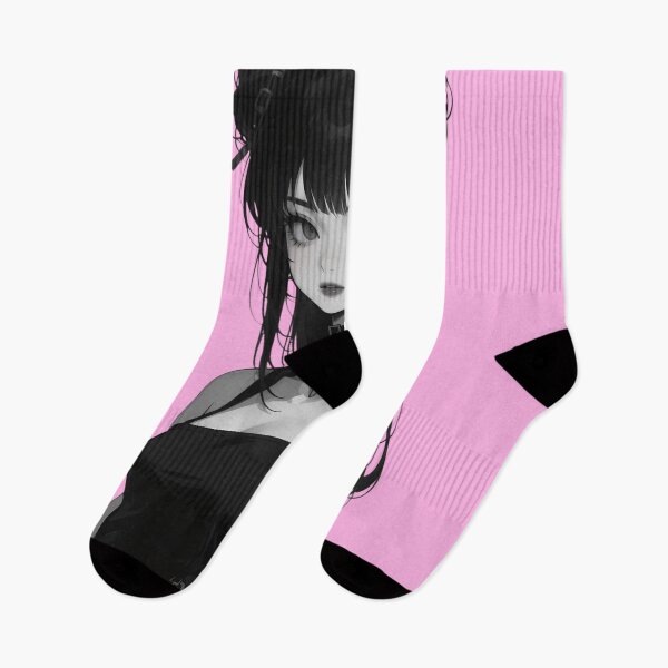 Item preview, Colorful Tattooed Punk Anime Girl – Neon Ink & Street Style Art designed and sold by Ping0686.