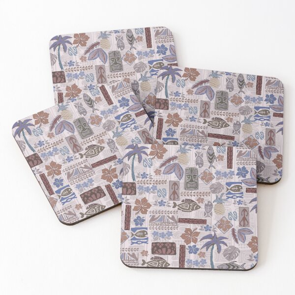 Item preview, Hawaiian Tiki Icons designed and sold by J Marielle Designs.