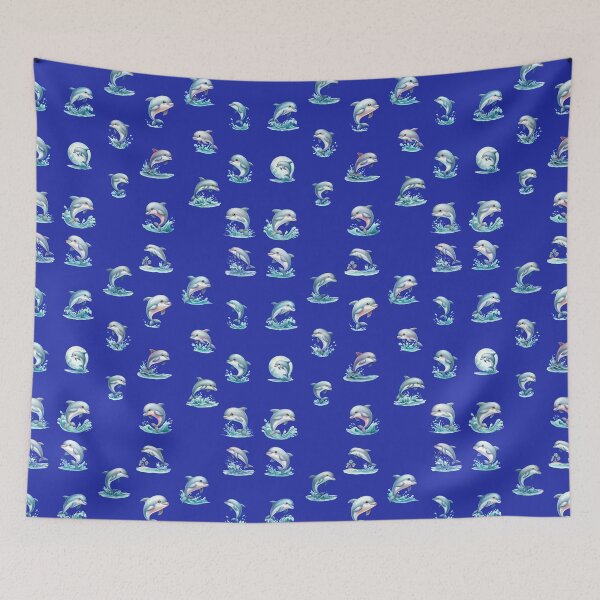 Item preview, Happy dolphins designed and sold by BlueBee by Miona.