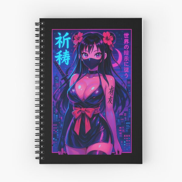 Item preview, Anime Ninja Girl in the Dark Night designed and sold by DigitalArtTK.