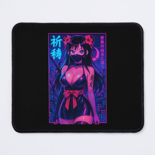 Item preview, Anime Ninja Girl in the Dark Night designed and sold by DigitalArtTK.