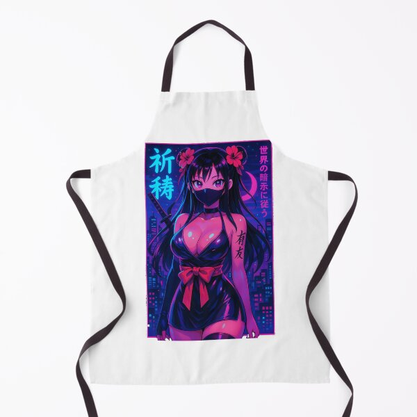 Item preview, Anime Ninja Girl in the Dark Night designed and sold by DigitalArtTK.