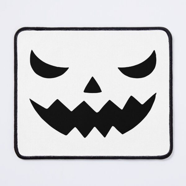 Item preview, Halloween Skull Smile – Hand-drawn Black scary devil Face Kids Art designed and sold by YellowMagicJP.