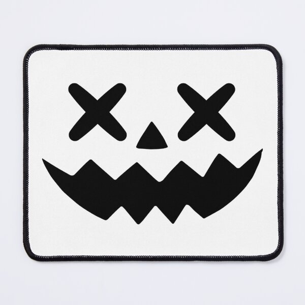 Item preview, Halloween Skull Smile – Hand-drawn Black pumpkin devil Face Kids Art designed and sold by YellowMagicJP.