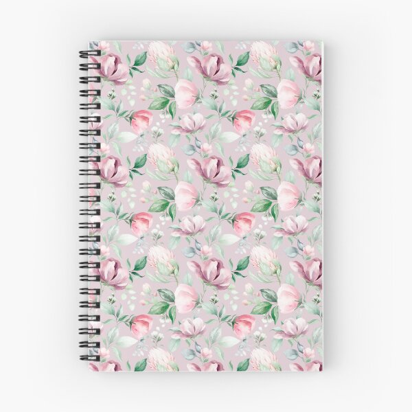 Item preview, Romantic Pink, White, and Green Watercolor Floral – Elegant Botanical Seamless Pattern designed and sold by AlexeyevZurga.