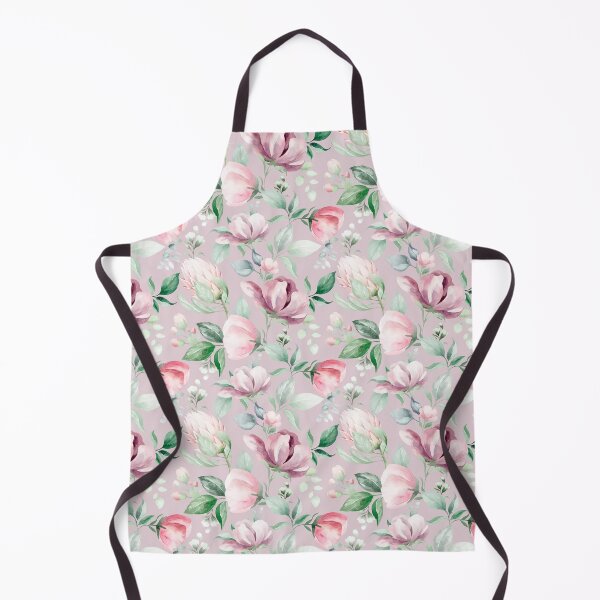 Item preview, Romantic Pink, White, and Green Watercolor Floral – Elegant Botanical Seamless Pattern designed and sold by AlexeyevZurga.