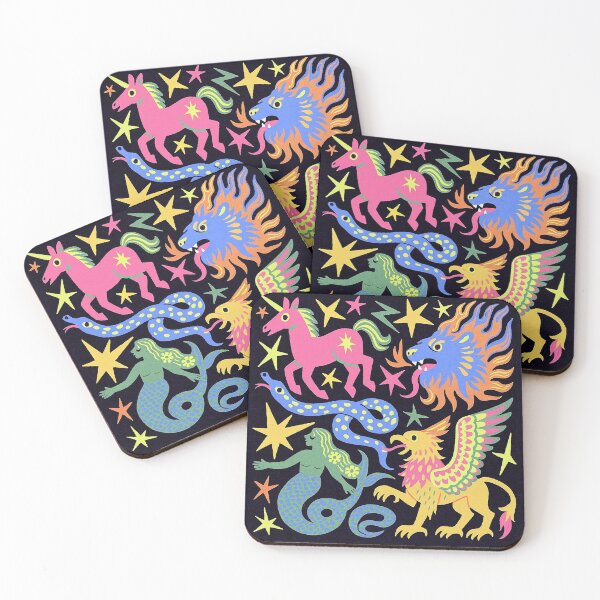 Item preview, Vibrant Mythical Creatures & Cosmic Legends designed and sold by zzz888.
